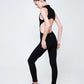 Ianthe Cut Out Full Body Onesie in Black